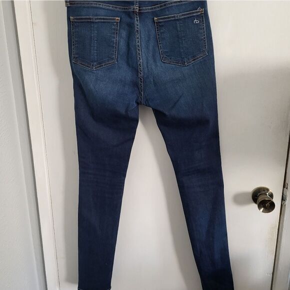 Rag & bone 10 inch high rise jeans in Bedford - Picture 2 of 5